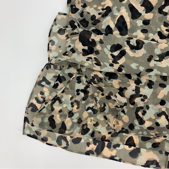 Cabi Tiered Top # 5360, Camo Print Off-the-Shoulder Layered Tank Top, Small - Picture 14 of 17